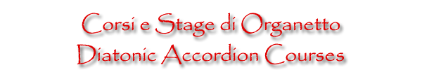 Accademia del Mantice, corsi di organetto